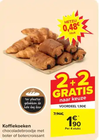 Carrefour Market Koffiekoeken aanbieding
