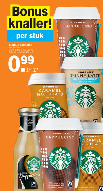 Albert Heijn Starbucks ijskoffie aanbieding