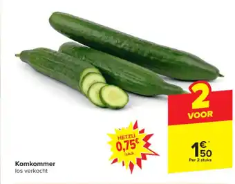 Carrefour Market Komkommer aanbieding