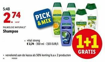Lidl Shampoo vital strong aanbieding