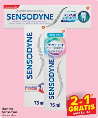 Carrefour Market Gamma Sensodyne aanbieding