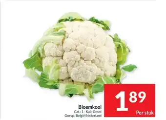 Intermarché Bloemkool aanbieding