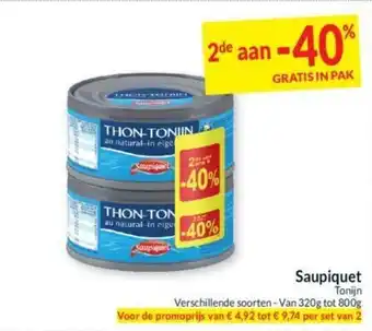 Intermarché Saupiquet aanbieding