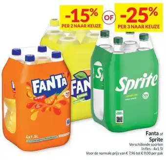 Intermarché Fanta of Sprite aanbieding