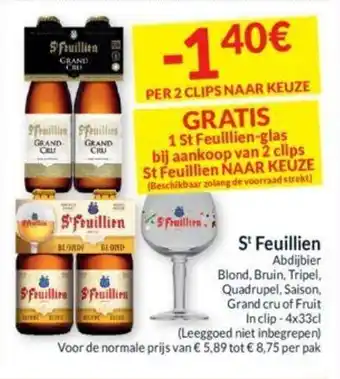 Intermarché St Feuillien aanbieding