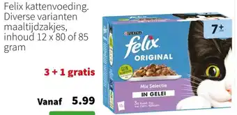 Intratuin Felix kattenvoeding 12 x 80 of 85g aanbieding