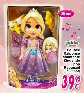 Cora Poupée raiponce chantante zingende pop rapunzel aanbieding
