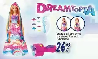 Cora Barbie twist’n style aanbieding