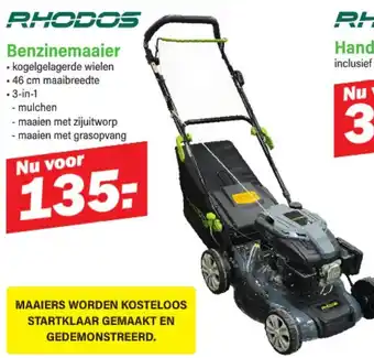 Van Cranenbroek RHODOS Benzinemaaier aanbieding