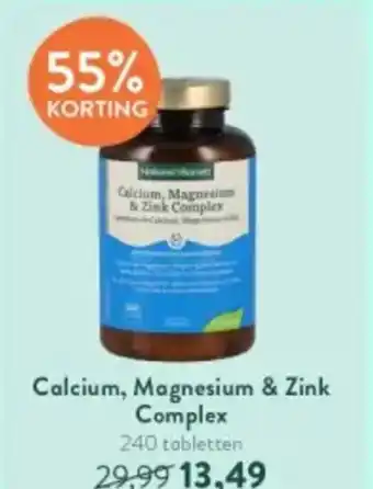 Holland & Barrett Calcium, Magnesium & Zink Complex 240 tabletten aanbieding