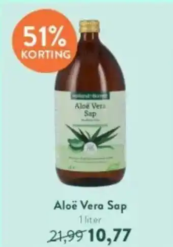 Holland & Barrett Aloë Vera Sap 1 liter aanbieding