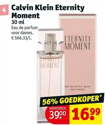 Kruidvat Calvin Klein Eternity Moment aanbieding