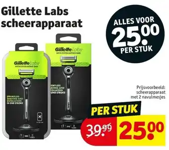 Kruidvat Gillette Labs scheerapparaat aanbieding