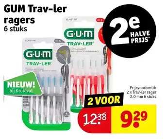 Kruidvat GUM Trav-ler ragers aanbieding