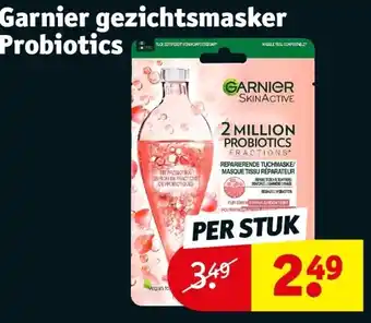 Kruidvat Garnier gezichtsmasker Probiotics aanbieding