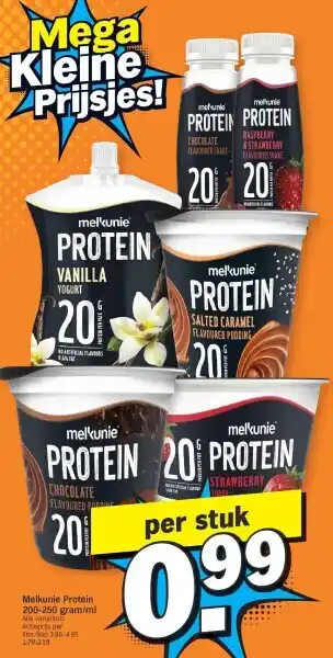 Albert Heijn Melkunie Protein 200-250 gram/ml aanbieding