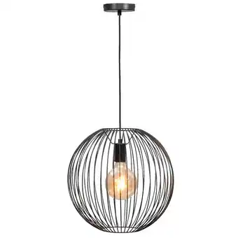 Leen Bakker Hanglamp Xavier - zwart - 150xØ40 cm aanbieding