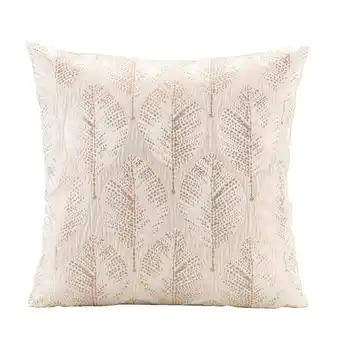 Leen Bakker Sierkussen Hannah - goudkleur/crème - 45x45 cm aanbieding