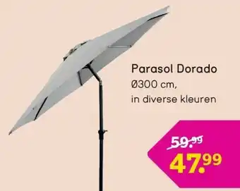 Leen Bakker Parasol Dorado aanbieding