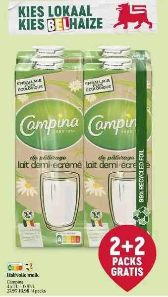Halfvolle melk