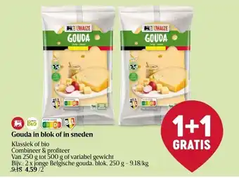 Delhaize Gouda in blok of in sneden aanbieding