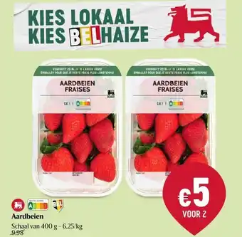 Delhaize Aardbeien aanbieding
