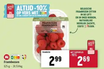 Delhaize Frambozen aanbieding