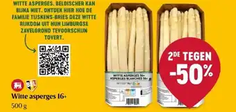 Delhaize Witte asperges 16+ aanbieding