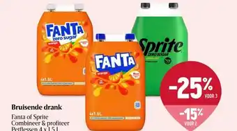 Delhaize Bruisende drank aanbieding