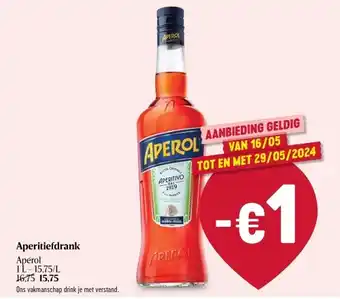 Delhaize Aperitiefdrank aanbieding