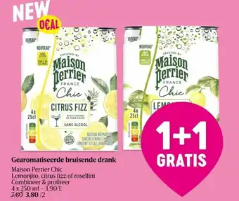 Delhaize Gearomatiseerde bruisende drank aanbieding