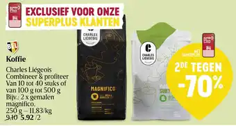 Delhaize Charles Liégeois Koffie aanbieding