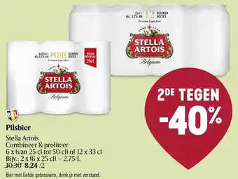 Delhaize Stella Artois Pilsbier aanbieding