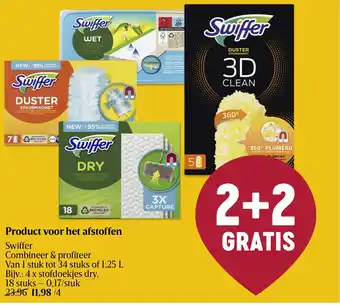 Delhaize Swiffer Product voor het afstoffen aanbieding