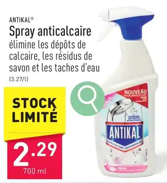 ALDI ANTIKAL Spray anticalcaire 700ml aanbieding