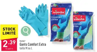 ALDI VILEDA Gants Comfort Extra aanbieding