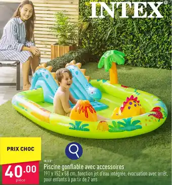 ALDI INTEX Piscine gonflable avec accessoires aanbieding