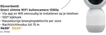 GAMMA Qnect slimme WIFI buitencamera 1080p aanbieding