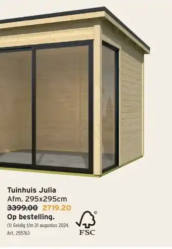 GAMMA Tuinhuis Julia aanbieding