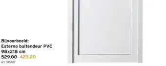 GAMMA Esterno buitendeur PVC 98x218 cm aanbieding