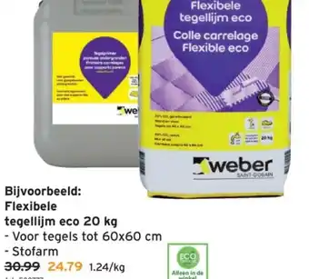 GAMMA Flexibele tegellijm eco 20 kg aanbieding