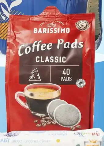 ALDI BARISSIMO Koffiepads classic, 40 st. aanbieding