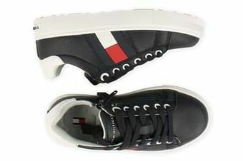 Berca Shoes Tommy Hilfiger Sneaker Laag Jongens 30/41 Met Functionele Rits Comfort Binnenzool - Blauw aanbieding