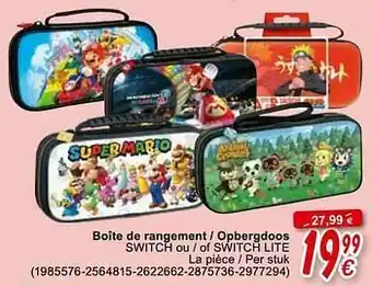 Cora Boîte de rangement - opbergdoos switch ou - of switch lite aanbieding