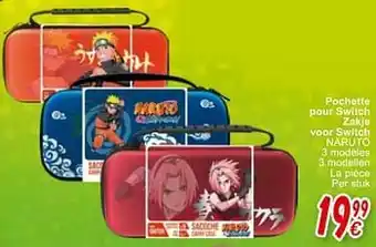 Cora Pochette pour switch zakje voor switch naruto aanbieding