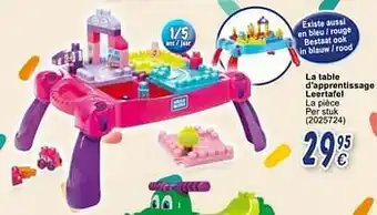 Cora La table d’apprentissage leertafel aanbieding