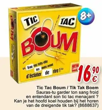 Cora Tic tac boum - tik tak boem aanbieding