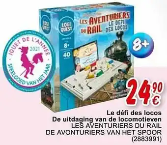 Le défi des locos de uitdaging van de locomotieven les aventuriers du rail de avonturiers van het spoor