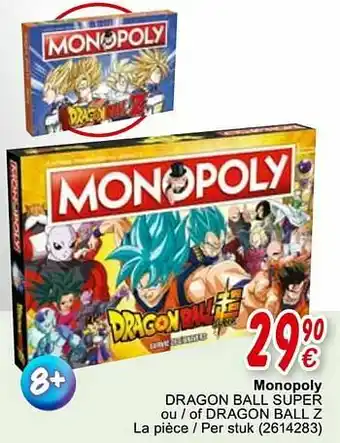 Cora Monopoly dragon ball super ou - of dragon ball z aanbieding