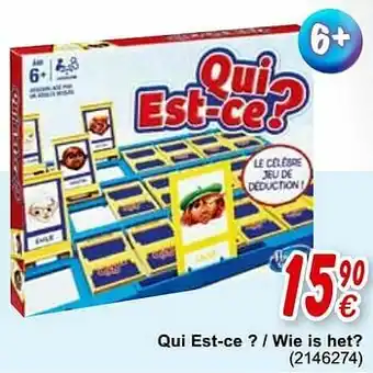 Cora Qui est-ce ? - wie is het? aanbieding